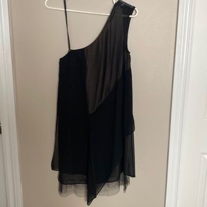 BCBG maxazria runway one shoulder Cocktail dress